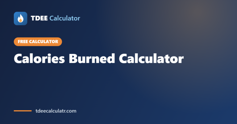 Calories Burned Calculator